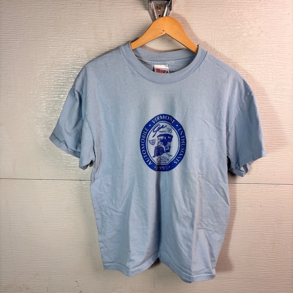 Vintage 1995 Stowe Vermont Automobile Enthusiasts Auto Show T Shirt Hanes L